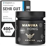 maorika - Manuka Honig 400 MGO + 250g im Glas (lichtundurchlässig, kein...