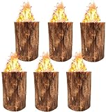 Jack's Schwedenfeuer 6 Stück | Baumfackel groß 25cm Höhe | Gartenfackel Set...