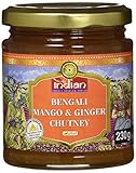 TRULY INDIAN Bengali Mango-Ingwer Chutney – Fruchtig-würzige Fruchtpaste als...