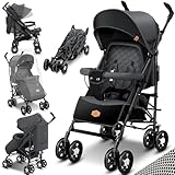 KIDIZ® Kinderwagen City-Pro Buggy Kinderbuggy klappbar Liegebuggy Sportwagen...