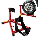 BITUXX® Motorrad Montageständer Motorradwippe vorn Motorradständer Wippe...