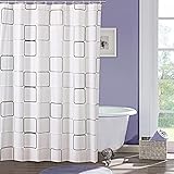Gvolatee Duschvorhang Antischimmel 180 X 180 cm, Waschbar PEVA Shower Curtains...