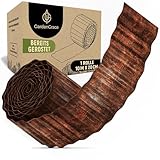GardenGrace Rasenkante aus Stahl – 10m Wellenform in Rostoptik, 20cm hoch,...