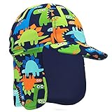 Gifts Treat Kinder Legionäre Hut, UPF 50+ Sonnenschutz Schwimmkappe Flap Hat im...