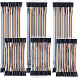 GTIWUNG 6 Stück 40Pin Jumper Wire Kabel, Breadboard Ribbon Cables, 10cm & 20cm...