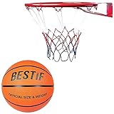 BESTIF Basketballkorb Basketball Set für Kinder | großer Korb 45cm | Ball Gr....