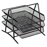 D.RECT 7610 Metall Ablagefächer Stapelbar - Büro Organizer Schreibtisch -...