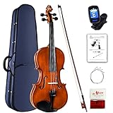 Aileen Violine 4/4 Anfänger Set, Geige Erwachsene Kinder ab 12+ Jahre mit...