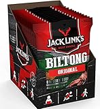 Jack Link's Biltong Original – 12er Pack (12 x 25g) – Glutenfreier...