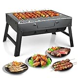 Grill - Camping Grill & Kohlegrill, Edelstahl, tragbar, langlebig,...