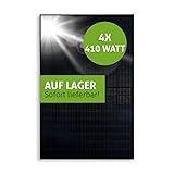 STROXX Energy |4x 410W (1640W) Solarmodul| komplett schwarz | PV-Modul |...