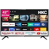 HKC NHV42H3 Fernseher 42 Zoll (106 cm) Smart TV mit mit Netflix, Prime Video,...