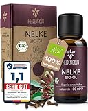 Heldengrün® BIO Nelkenöl [100% NATURREIN] Nelkenöl zum Einnhemen - Echtes...