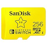 SanDisk microSDXC UHS-I Speicherkarte für Nintendo Switch 256 GB (U3, Class 10,...