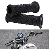 DREAMIZER Motorrad Cafe Racer Lenkergriffe, Vintage 7/8' 22mm Motorrad Gummi...