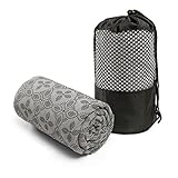 Morbuy Mikrofaser Hot Yoga Handtuch, Yoga Mat 183x63cm rutschfest Fitnesstuch...