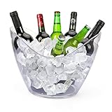 ZBPASL 8L Eiseimer Champagner Eimer,Eis Eimer,Weinkühler Sektkühler,große...