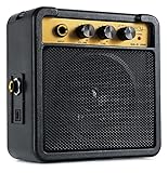 Rocktile GA-5 Jimi Mini-Gitarrenverstärker (5 Watt Batterieverstärker, mit...