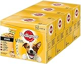 PEDIGREE Portionsbeutel Multipack Adult 4 Varietäten in Sauce mit Huhn,...