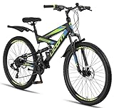 Licorne Bike Strong D Premium Mountainbike in 26 Zoll - Fahrrad für Jungen,...