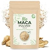 Curly Superfood Gelbes Maca Pulver Bio aus Peru 500g - Kontrolliert biologischer...