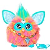 Furby (Orange), 15 Mode-Accessoires, Interaktives Plüschspielzeug für Mädchen...