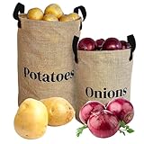 CXAFQ Gemüsebeutel aus Baumwolle,2 Stück Brotbeutel Leinen Aufbewahrung...