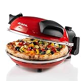 Ariete Pizzaofen Da Gennaro 1200 W Rot und Schwarz