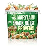 Maryland Snack Nüsse Provence 275g Becher – Mediterran gewürzte Nussmischung...