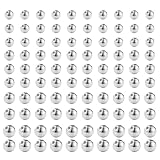 100 Stück Piercing Kugeln 1,2, Zungenpiercing Kugeln Piercing Zange Für Kugeln...