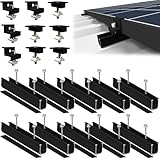 Sorlpv Solarmodul Halterung für 4X Module, PV Halterung Montageset - 12CM...