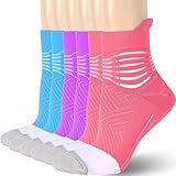 IRAMY Kompressionsstrümpfe Damen Herren Knöchelstütze Laufsocken...