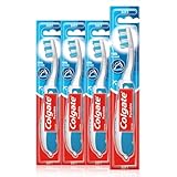 Colgate Zahnbürste für Unterwegs, weich, 4 Stück, faltbar - Reisezahnbürste...