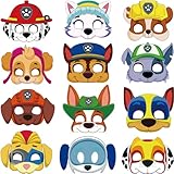 JINLAIYUN 12 Stück Dog Patrol Maske Kinder kindermasken kinder Geburtstag...