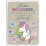 H:) PPY life Adventskalender Motiv „Einhorn“ | 26 cm x 35 cm,...