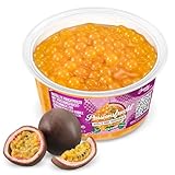 INSPIRE FOOD Bubble Tea Perlen Maracuja für Bubble Tea | Popping boba Perlen,...