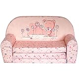 FORTISLINE – Kindersofa Mini ausklappbar 40x78x45cm - Kindersofa für Kinder...