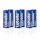 Labello Original Lippenpflegestift im 6er Pack (6 x 4,8 g), Lippenpflege für...