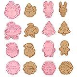 Weihnachtsausstecher, Ausstechförmchen Weihnachten, 8 PCS Weihnachten...
