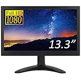 CAMECHO 13.3' Zoll Portable Monitor Full HD 1920 * 1080 Display CCTV-Monitor...