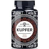 DiaPro® Kupfer 365 Hochdosierte Kupfer-Tabletten mit 2 mg Kupfer pro Tablette...