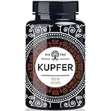 DiaPro® Kupfer 365 Hochdosierte Kupfer-Tabletten mit 2 mg Kupfer pro Tablette...