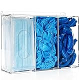 KOEMEHR Haarnetz und Schuhüberzieher Spender 3-Fach Maskenspender...