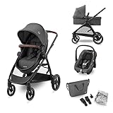 Maxi-Cosi Zelia S Trio Kinderwagen 3 in 1 Komplettset, Baby 0-4 Jahre, bis 22...