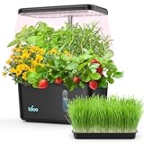 iDOO Hydroponische Anzuchtsysteme mit Sprouter-Schale, Indoor Garden Sprouting...