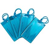 4er-Pack Kofferanhänger | Flexibler Gepäckanhänger für Koffer, Taschen und...