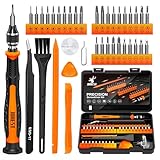 JOREST 38Pcs Feinmechaniker Schraubendreher Set, Mini Werkzeug mit Torx T5 T6 T8...