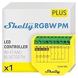 Shelly Plus RGBW PM | WLAN und Bluetooth Controller für LED-Streifen |12-24 VDC...