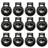 ZELHYEUU 12 Stück Kordelstopper, Federschnur Schlösser, Kunststoff Rutschen...