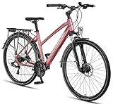 Licorne Bike Premium Touring Trekking Bike in 28 Zoll Aluminium Scheibenbremse...
